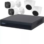 Dahua 2 Mega Pixel 4-Ch KIT/XVR1B04/4-B1A21 - Black