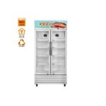 Delron 553 Litres - DDF-553 Showcase Display Double Door Refrigerator - White