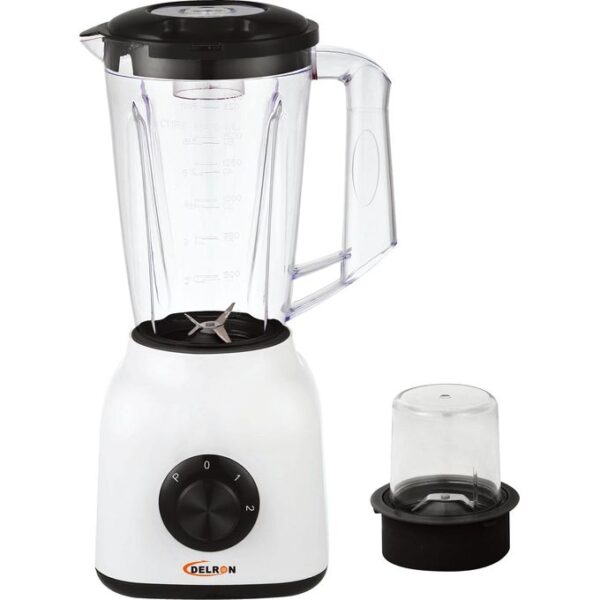 Delron Blender Unbreakable Jar DB-358 - 1.5Litres - White/Black