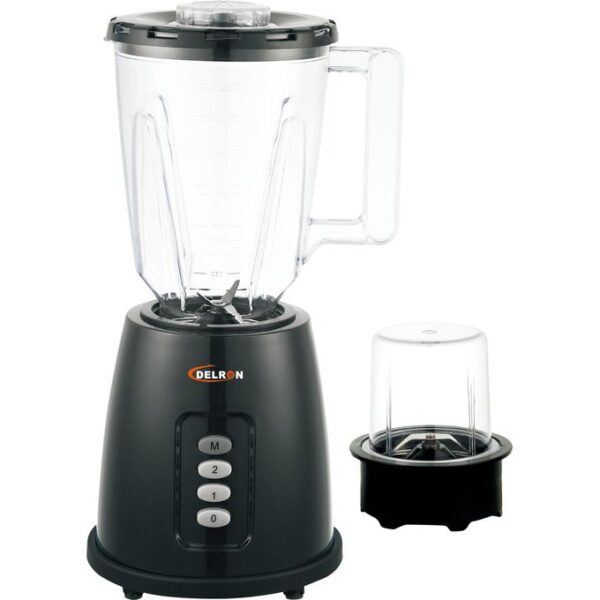 Delron DB-202 - 2 in 1 Blender - 1.5 Litre - Black