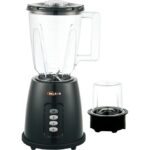 Delron DB-202 2in1 Blender Unbreakable Jar - 1.5Litres - Black