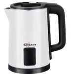 Delron DK-002 Electric Kettle - 1.8 Liters White/Black