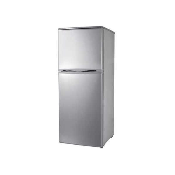 Delron DRF-112 Double Door Refrigerator - 112 Litres - Grey