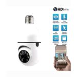 Digital CCTV WI-FI Bulb PTZ Smart Camera - White