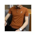 Dou-color Men's Fashionable Polos Shirt, Business Workwear T-shirt