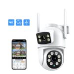 Dual Lens PTZ WiFi Security Camera