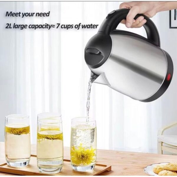 Electric Kettle - 2.0L - Black/Silver