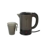 Electric Travel Kettle + 2 Cups - 500ml - Black