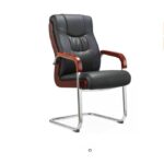 Elegant Conference Visitor's Chair - Black