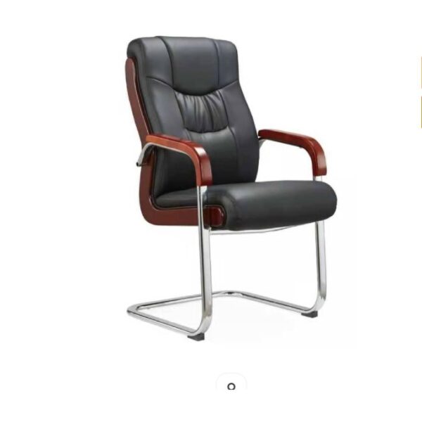 Elegant Conference Visitor's Chair - Black