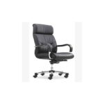 Exquisite CEO Leather Office Chair - Black