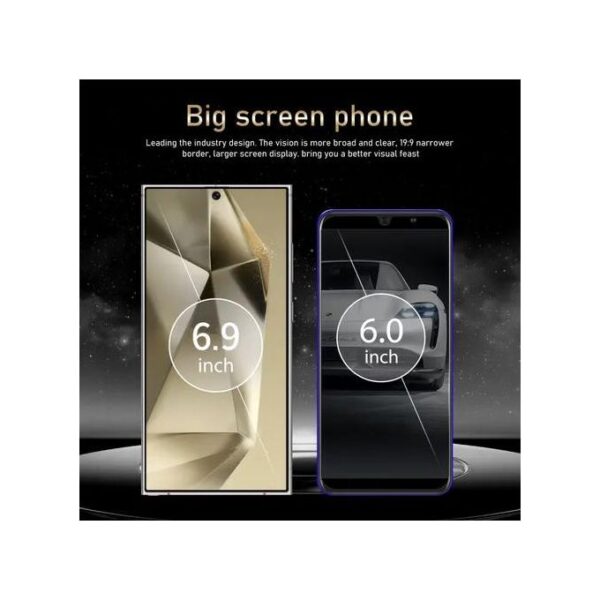Fahion Big price cuts,Unlock the future with this popular S24 Ultra Support 4G Network 2G 16GB smartphone! Big screen + big memory