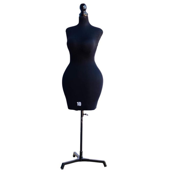 Female mannequin with no head and hands Black - 10curvy Female mannequin with no head and hands Black - 10curvy