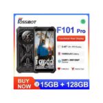 FOSSiBOT F101Pro Rugged Smartphone 128GB Android Waterproof 10600mAh NFC Mobile Phone Functional Rear Display 24MP+5MP+0.3MP Android Phones -Black