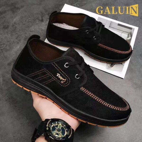 GALUIN Men's Trendy Casual Sneakers - Black