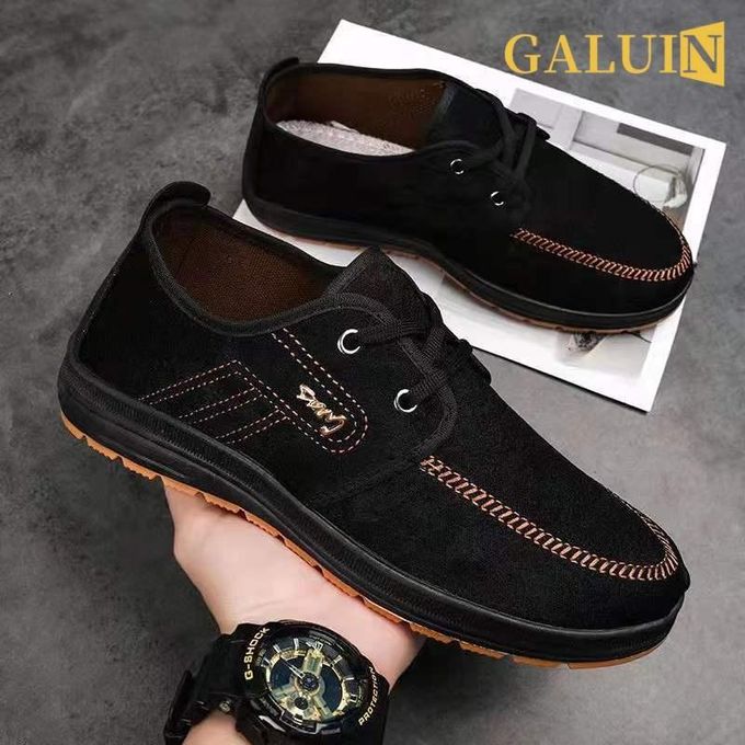 GALUIN Men's Trendy Casual Sneakers - Black GALUIN Men's Trendy Casual Sneakers - Black