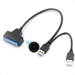 Genera 2-in-1 USB 3.0 SATA (2.5 inch & 3.5 inch) Adapter - Black