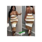 Genetic Ladies Bodycon Summer Dress - Multicolor