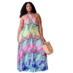 Girl Sunset Paradise Maxi- multicolour