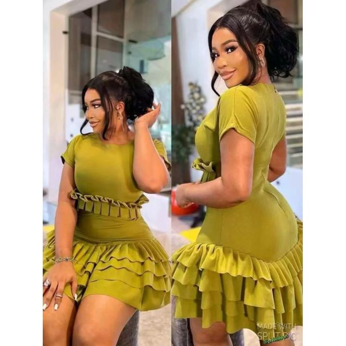 Green short sleeve dress Green short sleeve dress