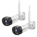 Heimvision 2 Pcs Outdoor wifi security camera HM 311 - White