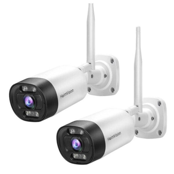 Heimvision 2 Pcs Outdoor wifi security camera HM 311 - White