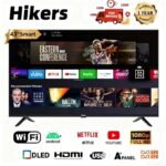 Hikers 43" Android TV smart tv - Frameless Android Smart FHD LED TV - HDMI - Black