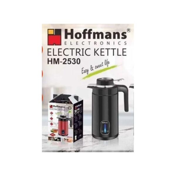 Hoffmans Highly Durable 3L Vacuum Flask Kettle - 3L - Black