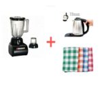Kepas 1.5L - Electric Blender - Black + Kettle + Napkins.