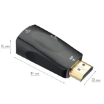 HDMI-compatible Male to VGA Female Adapter Audio Cable Converter FHD 1080P 720P 480P - Image 5