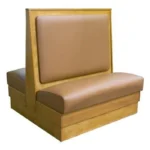 High-grade Two-side restaurant nightclub luxury booth leather seating sofa banquette restaurant American bench seating