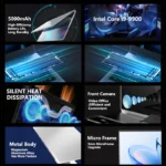 Ultra Slim Windows 11 Laptop Computer 15.6" 32GB RAM 512GB 1TB SSD Intel I9-9900 Notebook Gamer 1920*1080 Office Computer PC - Image 2
