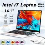 Intel Core i7 9850H A3950 Windows 11 Laptop Gamer PC SSD 1TB DDR4 12GB Portable Laptops Computer Gaming HD 1920*1020 Notebook PC