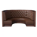 Modern semi-circular sofa Curved bench booths para banquette nighclue furniture occasion velvet restaurant booth sofa