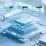 11.6 Inch Laptop, OS 11 Pro System Laptops, Slim and Lightweight Notebook HD Display, Russian- English Keyboard,Type_C 4000mAh - Image 4