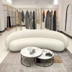 Nordic Modern Custom Office City Cashmere Wedding Royal Luxury Sofa Single Seater Simple Small Sofa Chair Set Living Room - Image 3