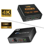 1 in 2 out HDMI-compatible Splitter 4K/1080P 1x2 Video Converter HDCP Adapter