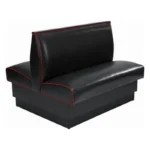 High-grade Two-side restaurant nightclub luxury booth leather seating sofa banquette restaurant American bench seating - Image 2