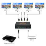1 x 4 HDMI-compatible Splitter Converter 1 In 4 Out HD 1.4 Splitter Amplifier - Image 4