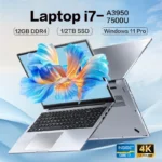 i7 7500U Ultra Slim Laptop Gamer Windows 11 12GB RAM 1TB SSD Portable Laptops Computer HD 14.1 inch 1920*1020 Office Notebook PC