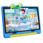 Kid Tablet Android 15 Tablet for Kids 10 inch 20GB+64GB 8-Core with Case 1TB TF Expandable for Toddler Children Parental Control
