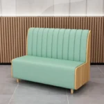 Light luxury cafe restaurant booth sofa dessert snack shop milk tea shop dining table and chair furniture seating sofa - Image 3