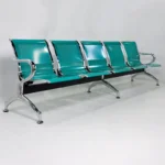 5 Seats Airport Chair Factory Direct Sales Bank Row Chair Station Waiting Hospital Infusion Chair Conference Room Black Gray - Image 6