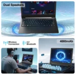 11.6 Inch Laptop, OS 11 Pro System Laptops, Slim and Lightweight Notebook HD Display, Russian- English Keyboard,Type_C 4000mAh - Image 5