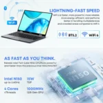 CHUWI MiniBook X 2-in-1 Laptop Intel N150(up to 3.6GHz) 512GB ROM 12GB/16GB LPDDR5 10.51" 2K FHD IPS Windows 11 Laptops - Image 4