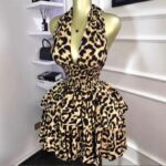 Leopard print dress