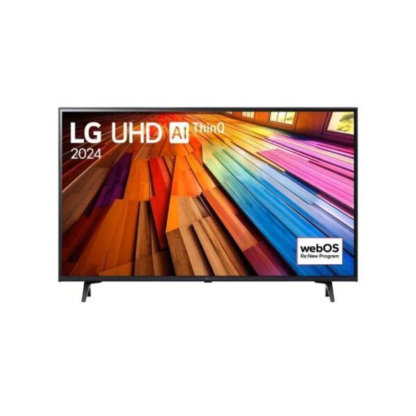 LG 43UT80006LA 43" AI LED 4K Ultra HD Smart TV 60Hz Refresh Rate webOS24 with Magic Remote-2024 - Black