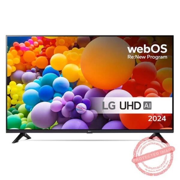 LG 55 Inch UHD AI UT73 4K Smart TV - Black