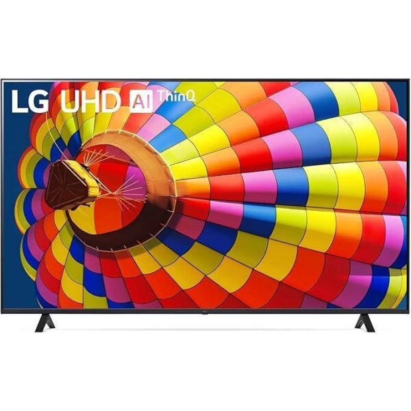 LG 75UT80006LA 75-Inch 4K UHD Smart TV, AI Processor Gen7 - Black
