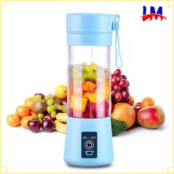LM 380ml - Electric USB Mini Portable Juice Blender - Blue LM 380ml - Electric USB Mini Portable Juice Blender - Blue